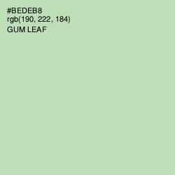 #BEDEB8 - Gum Leaf Color Image